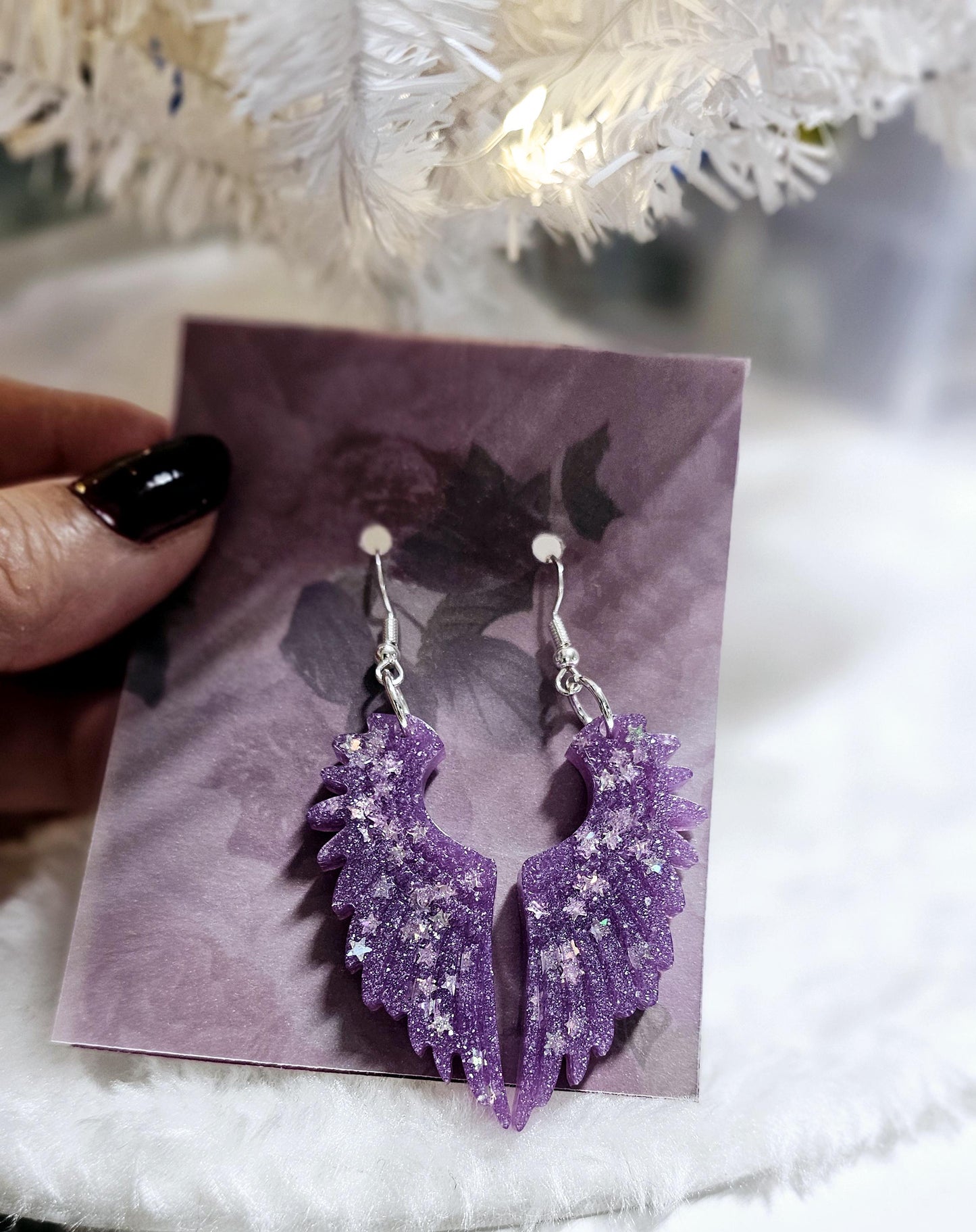 BTS Black Swan Inspired Earrings