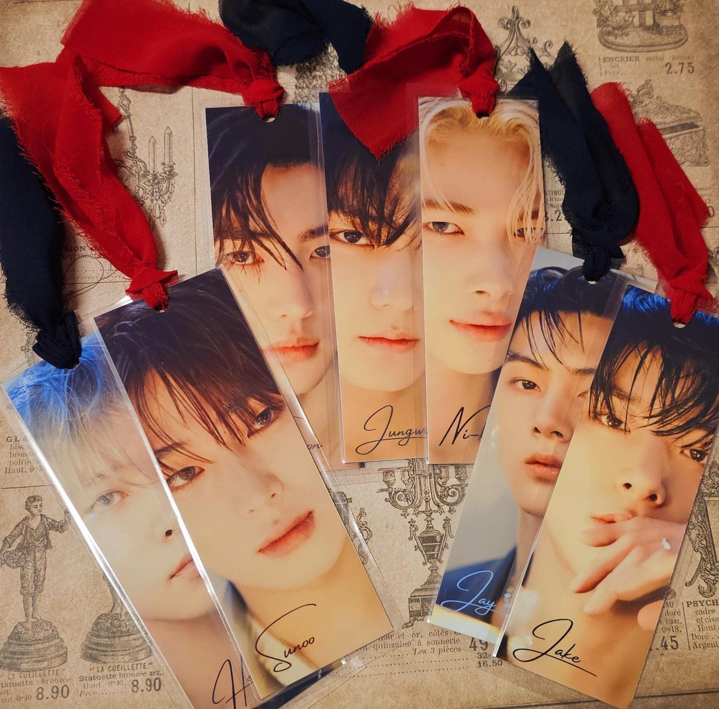 Custom KPOP Bookmarks - EN-Inspired