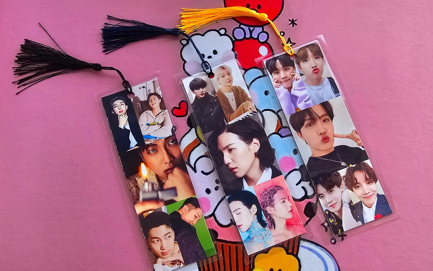 KPOP Bookmarks - OT7 INSPIRED