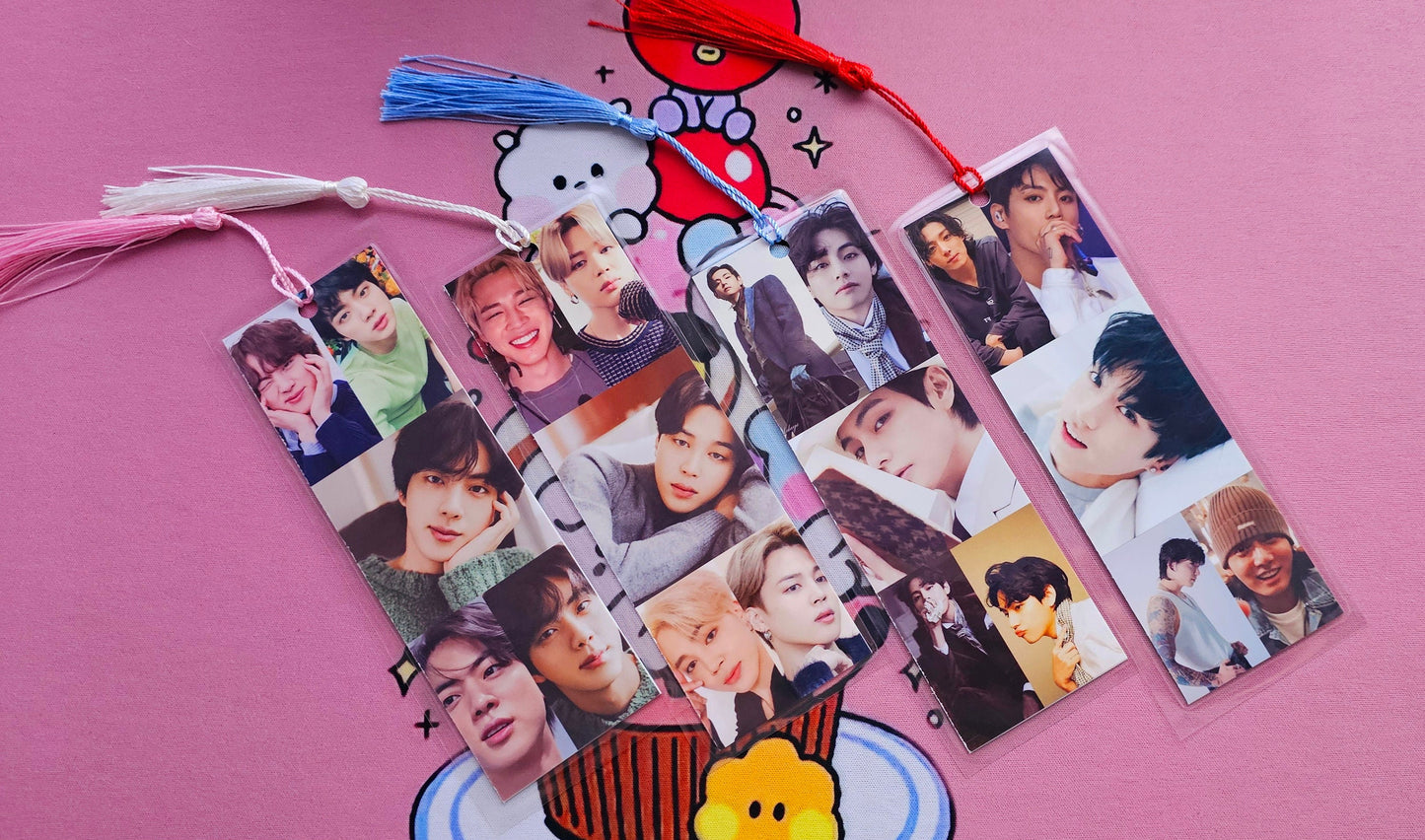 KPOP Bookmarks - OT7 INSPIRED