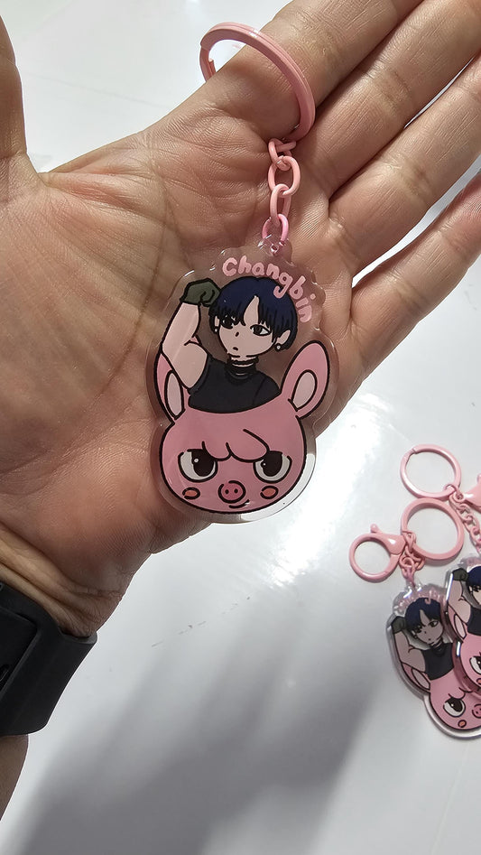 KPOP Inspired Acrylic Keychains (CHANGBIN)