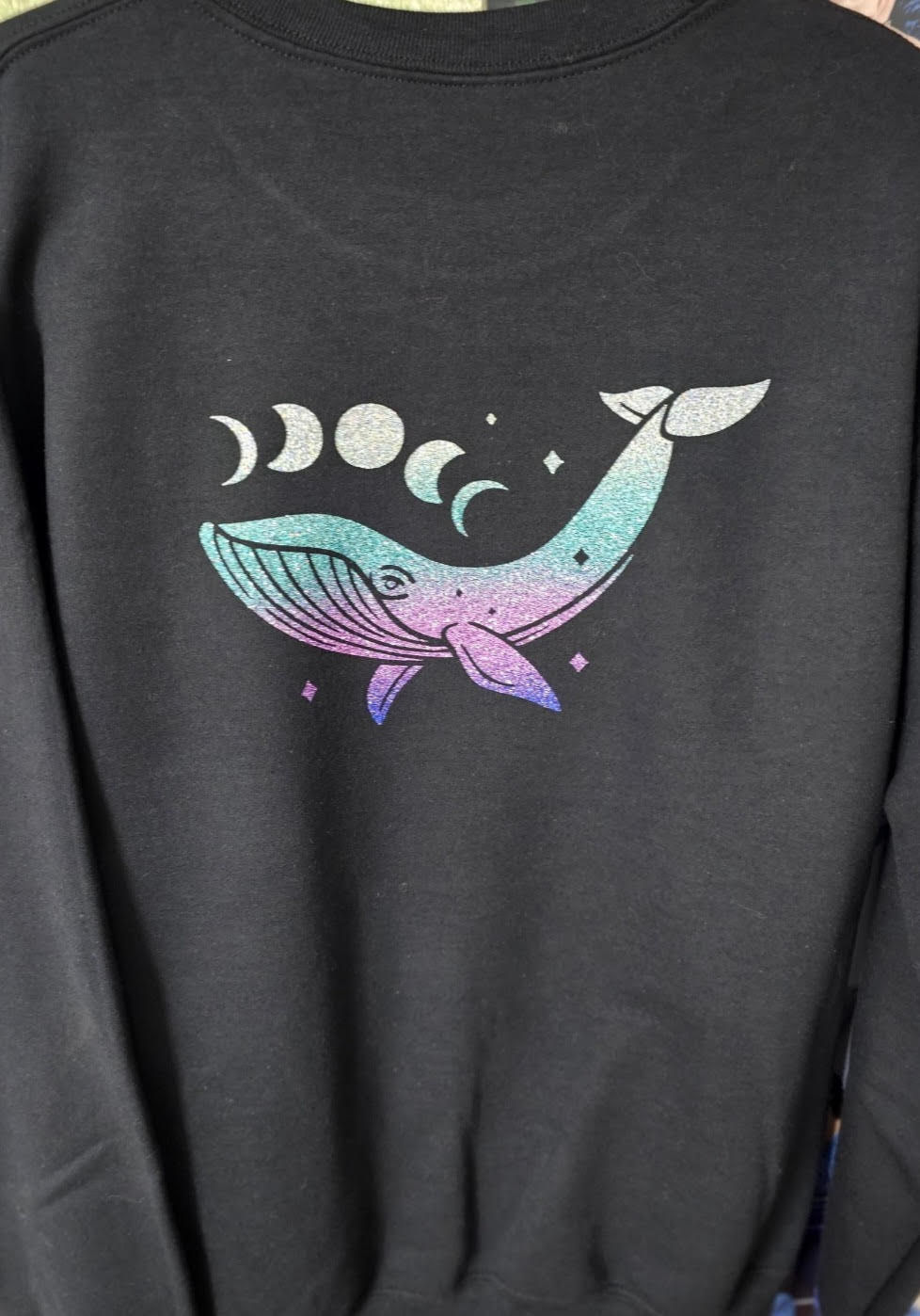 KPOP Inspired Sweatshirt or Tee - Whale Themed